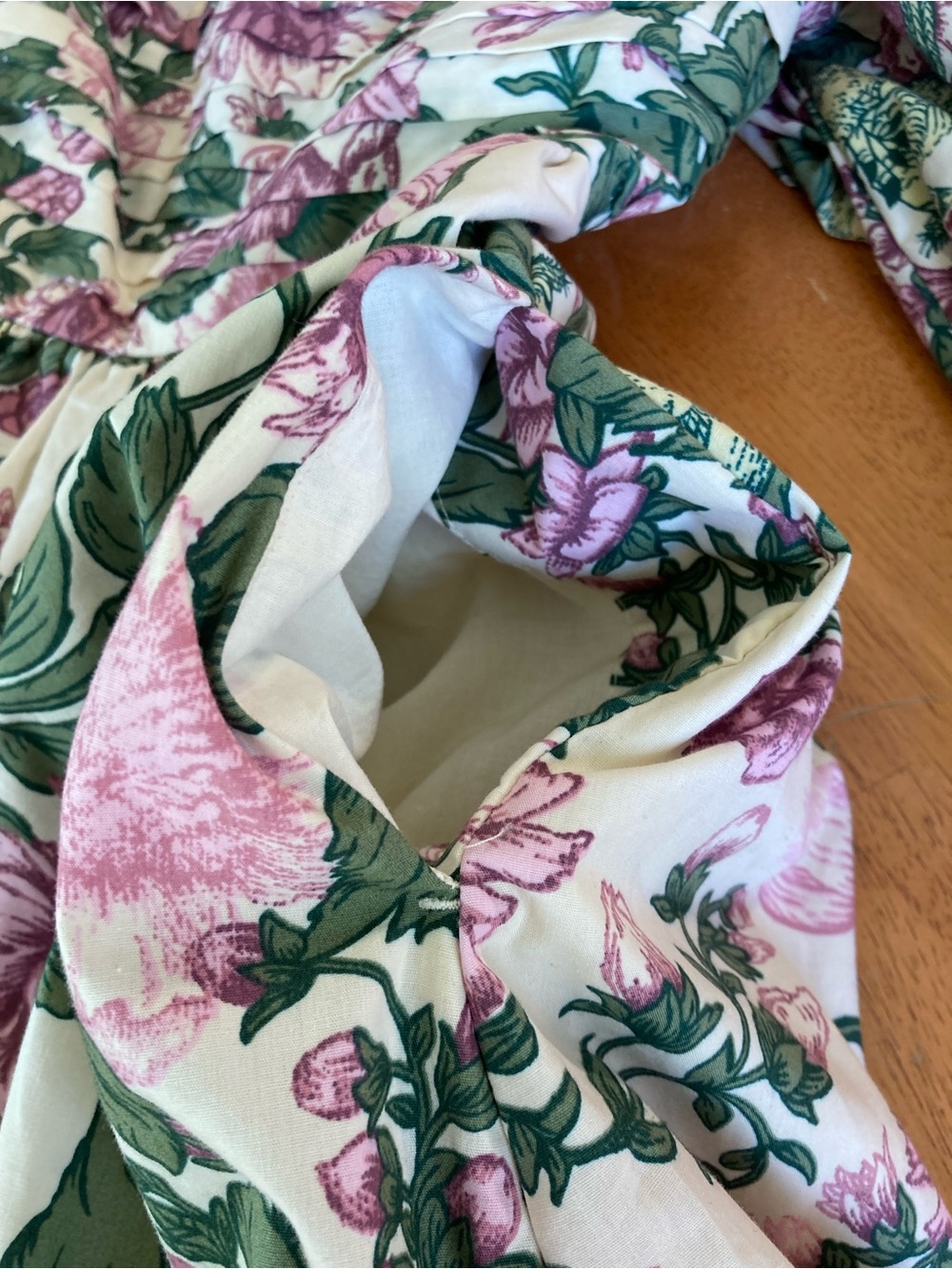 Abercrombie & Fitch Emerson mini dress puff sleeves in purple floral print - S - Picture 15 of 15